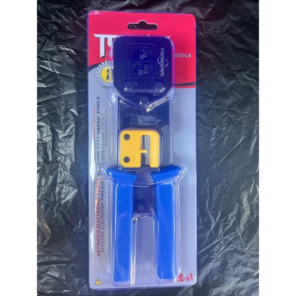 Network Electronic Tools RJ45 RJ11 RJ12 - (4 or 6 wire) Crimp tool